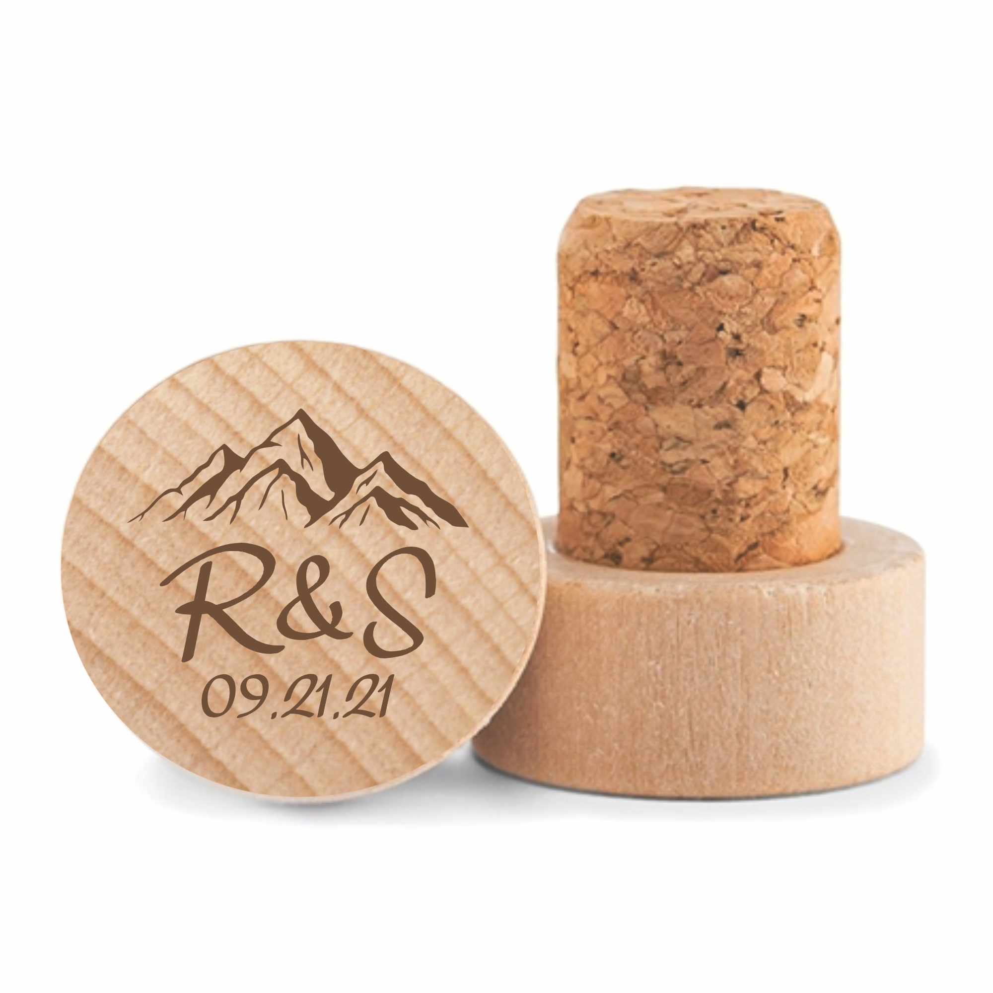 Mountain View | Personalized Wine Stopper